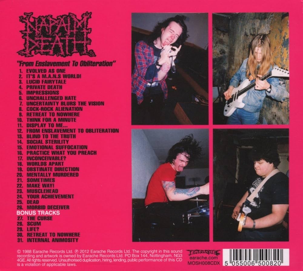 Napalm Death, Napalm Death, Bill Steer, Lee Dorrian, Shane